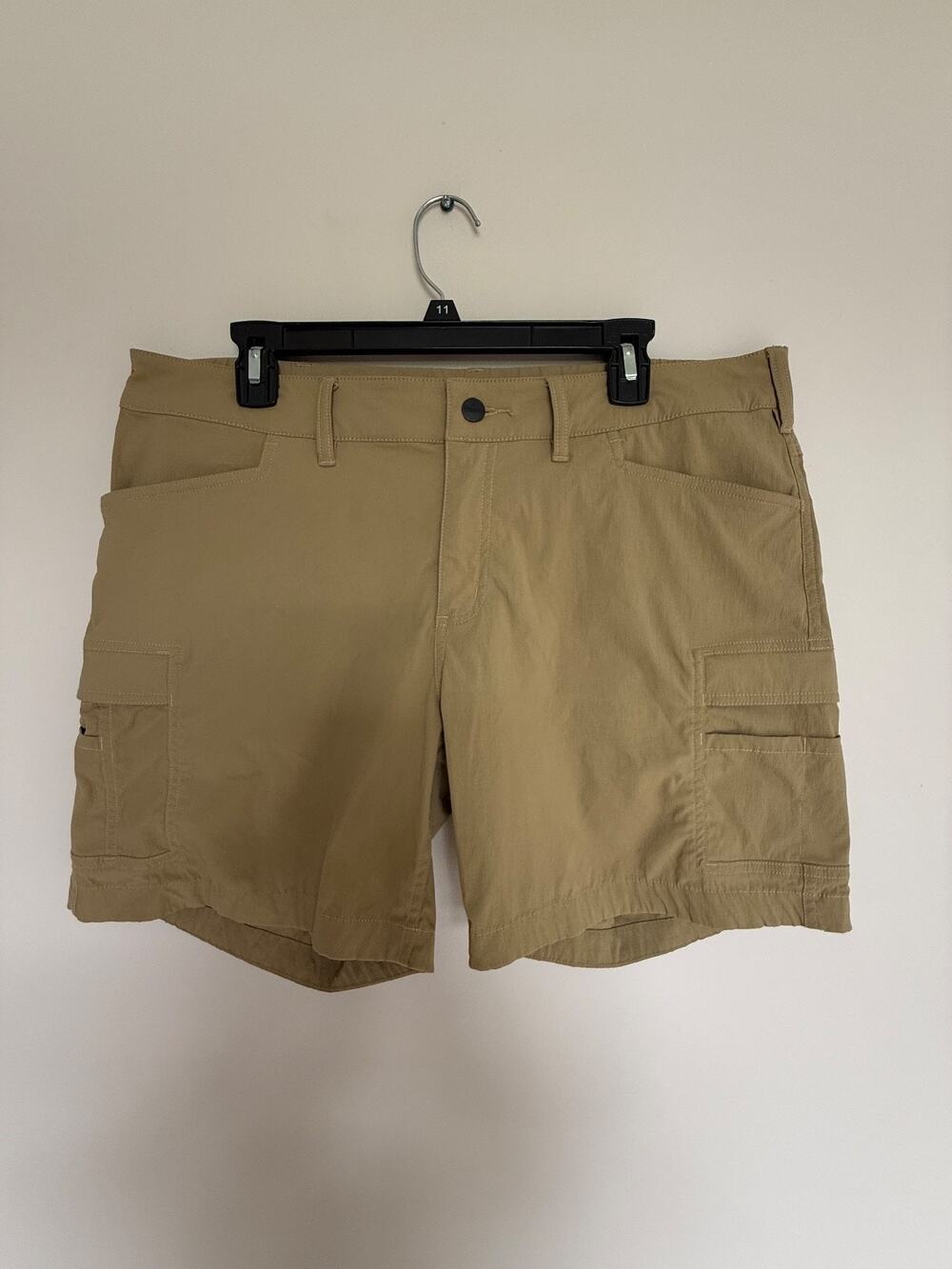 Carhartt Womens Cargo Shorts Size 16 Khaki Straight Fit Ripstop Workwear Style